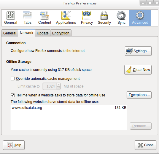 Clean LocalStorage Firefox