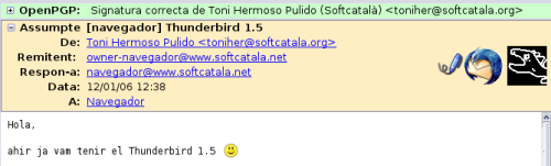 Thunderbird User Mail Agent