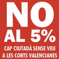 No al 5%